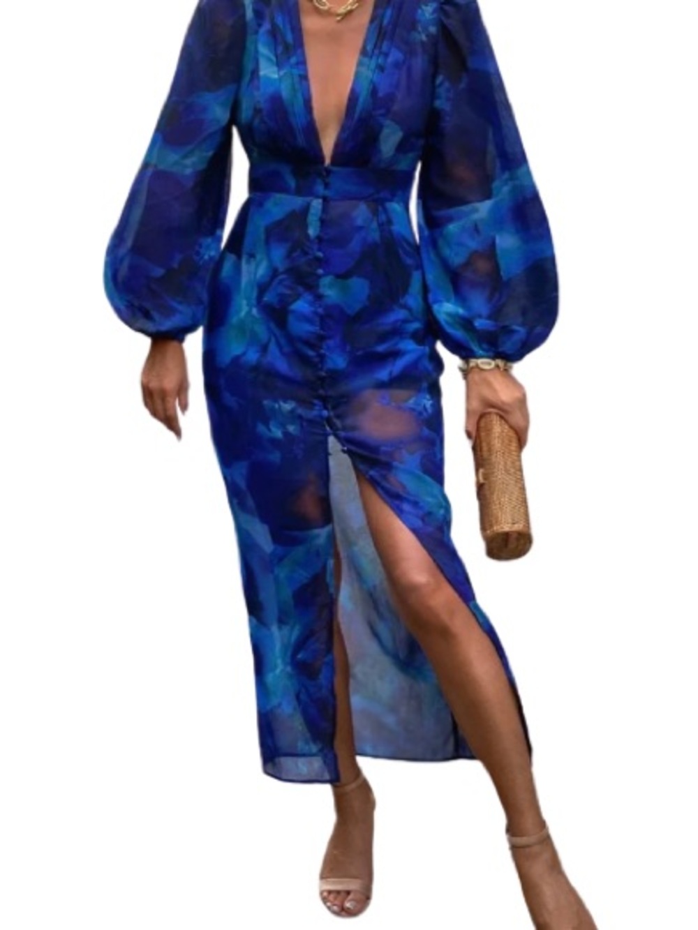 Runaway the label Calista midi sheer dress